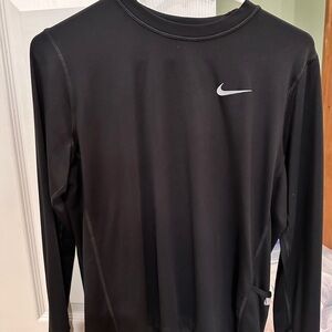Nike Black Performance Long Sleeve Top women’s size medium